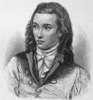 Portrt von Georg Philipp Friedrich Freiherr von Hardenberg, besser bekannt als Novalis